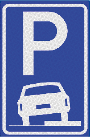 E8b: Parkeren met twee wielen op het trottoir